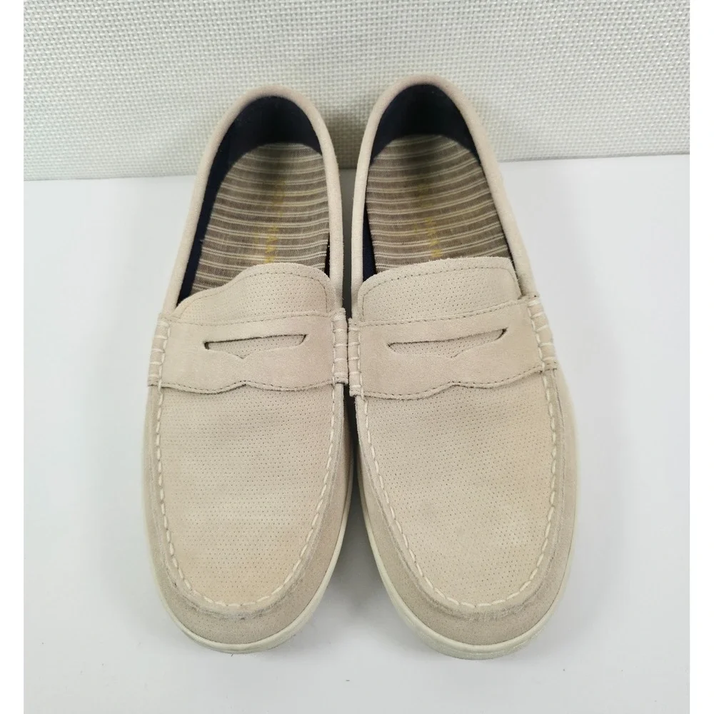 Cole Haan Pinch Weekender Birch Perf Suede Men's 9‎ M Slip On Loafer